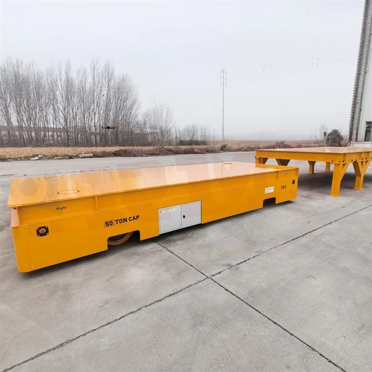 Heavy-Duty Self-Propelled Battery-Powered Industrial Transport Cart high quality